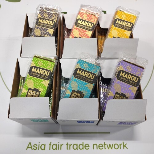 [새학기 대량구매할인] 공정무역 마루 MAROU 초콜릿 미니 14종 선택 박스(25개) 구매 (24g x25)